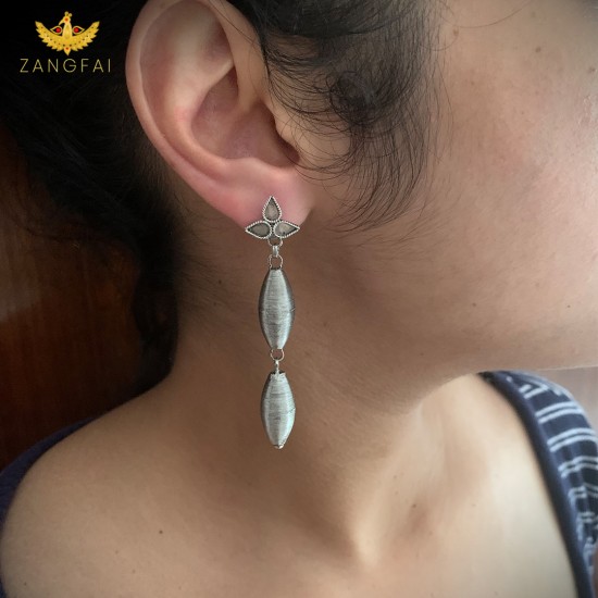 Assamese Traditional Xilikha Earrings|silver |Pure Silver 