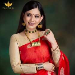 Gamkharu Set | 24 Carat Gold Foil Pure Silver | Precious Rubies Gamkharu Set | 24 Carat Gold Foil Pure Silver | Precious Rubies