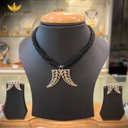 Assamese Traditional Double Pepa set|black |Pure Silver Assamese Traditional Double Pepa set|black |Pure Silver